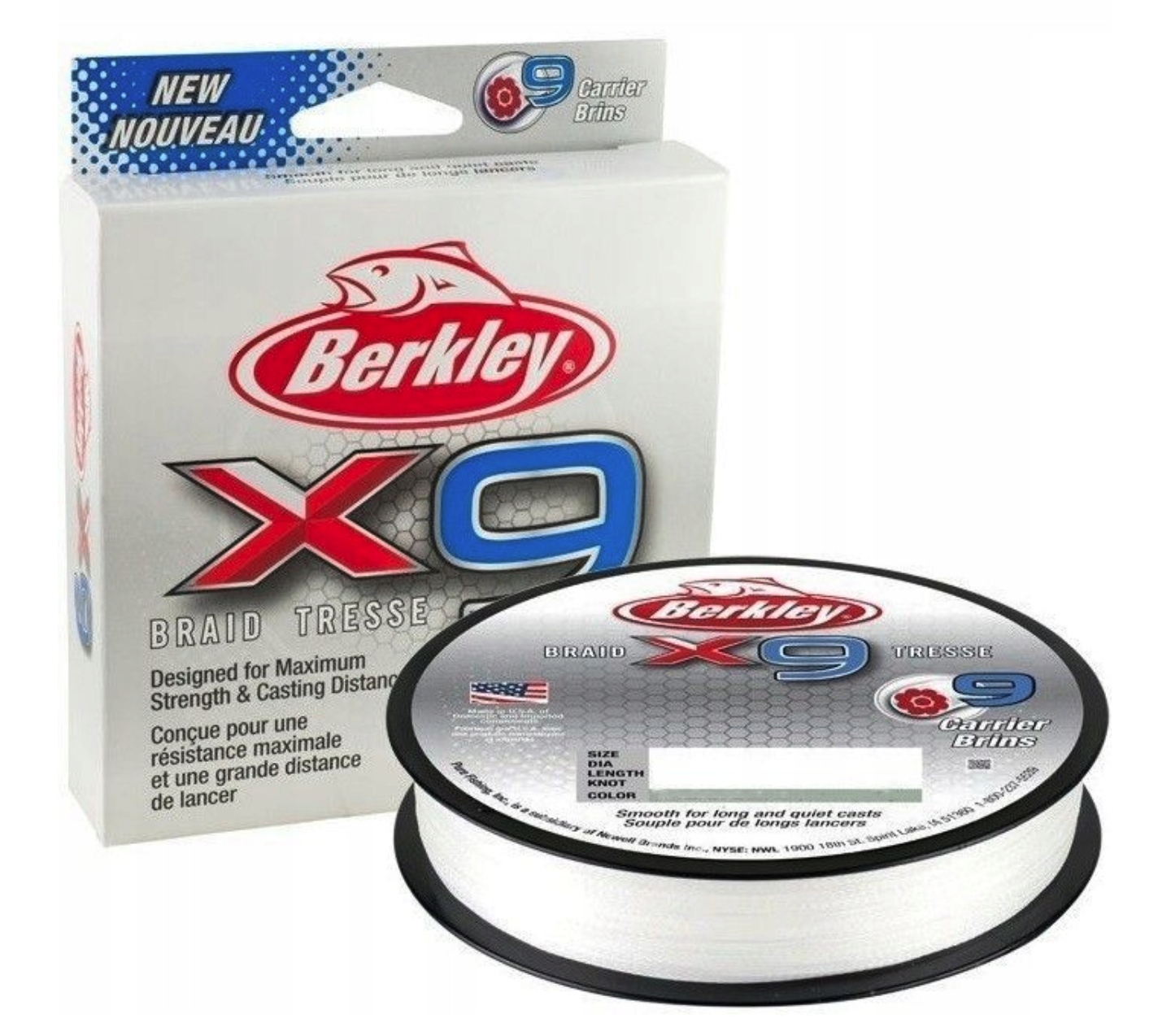 Berkley X9 0,17MM 150M 17,0KG Crystal