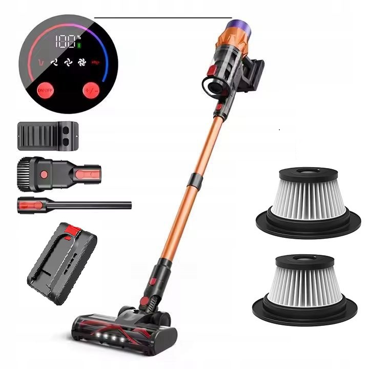 Odkurzacz pionowy VC-550 akumulatorowy 550W z filtrem Hepa