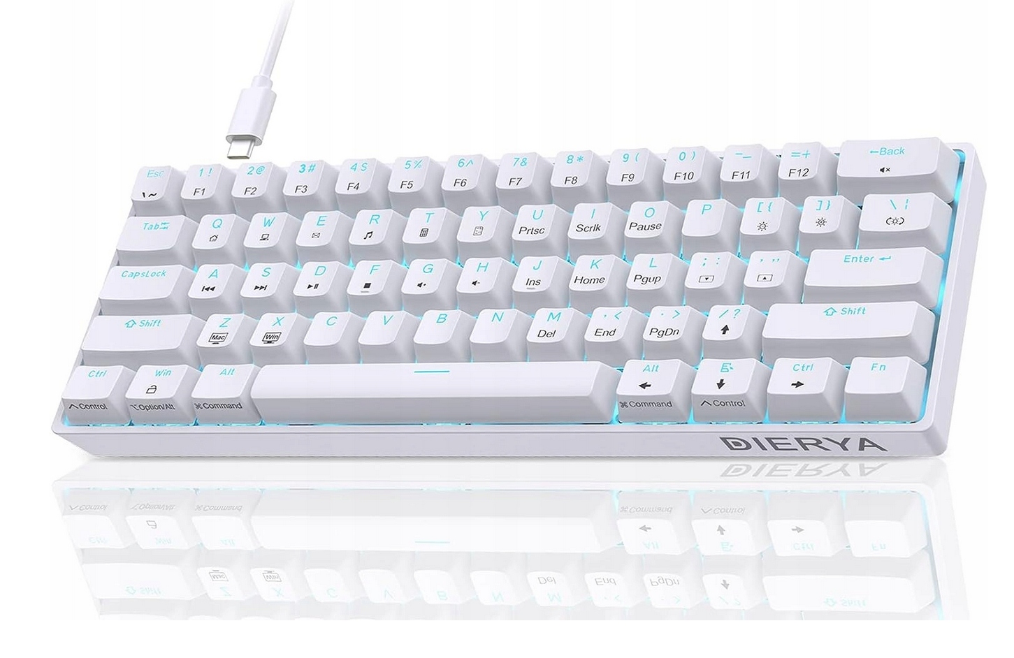 Klawiatura mechaniczna gamingowa DK61se Dierya