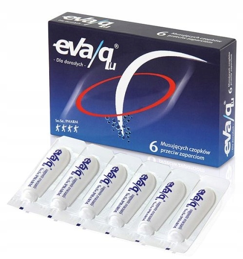 Eva/Qu czopki przeciw zaparciom Solpharm 6 szt.