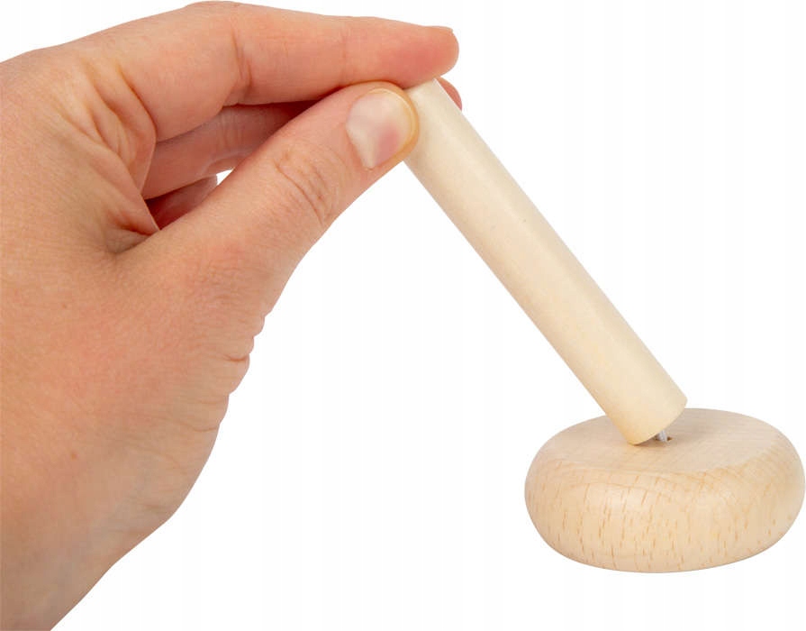 DUŻA PIRAMIDKA DREWNIANA UKŁADANKA EDUKACYJNA WIEŻA KLOCKI MIŚ DLA DZIECI Płeć chłopcy dziewczynki