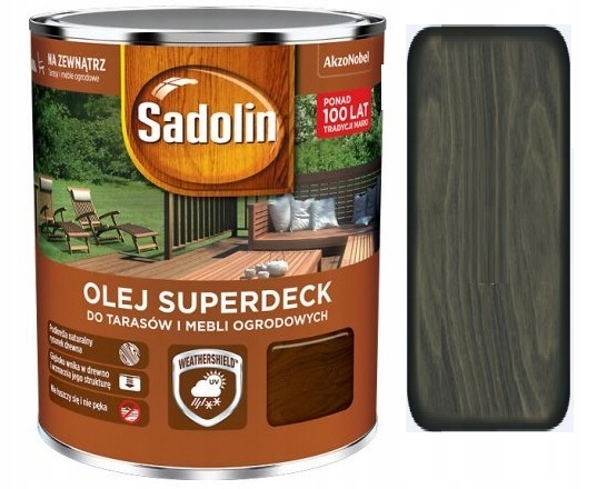 

Sadolin Superdeck 0,75l Olej do drewna Wenge Venge
