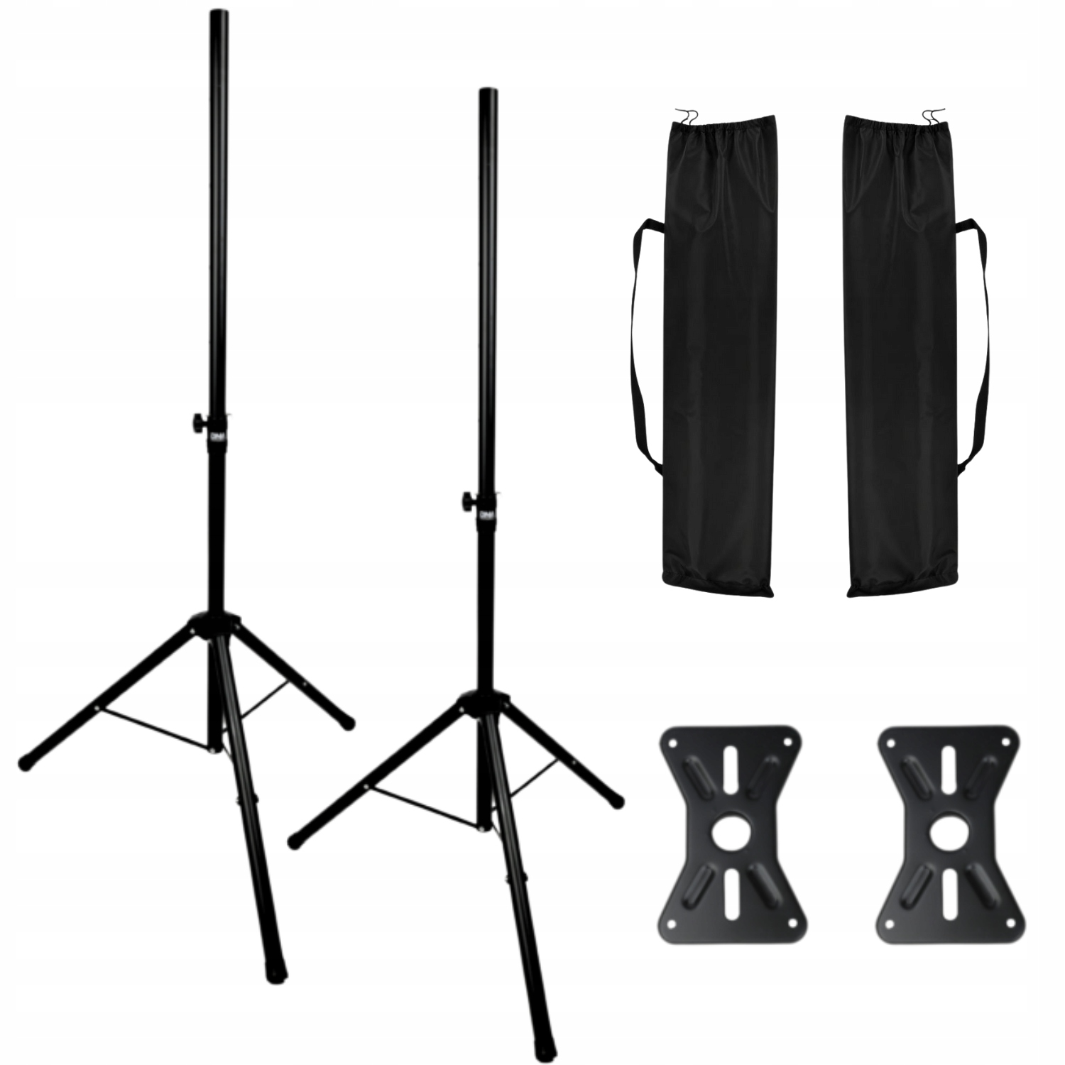 Sada 2 x Sloupový Stativ Do 30 Kg Stojan Na Reproduktory Pod Sloupky+pouzdra