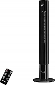 Bezlopatkový vežový ventilátor Avamia, oscilácia 85°