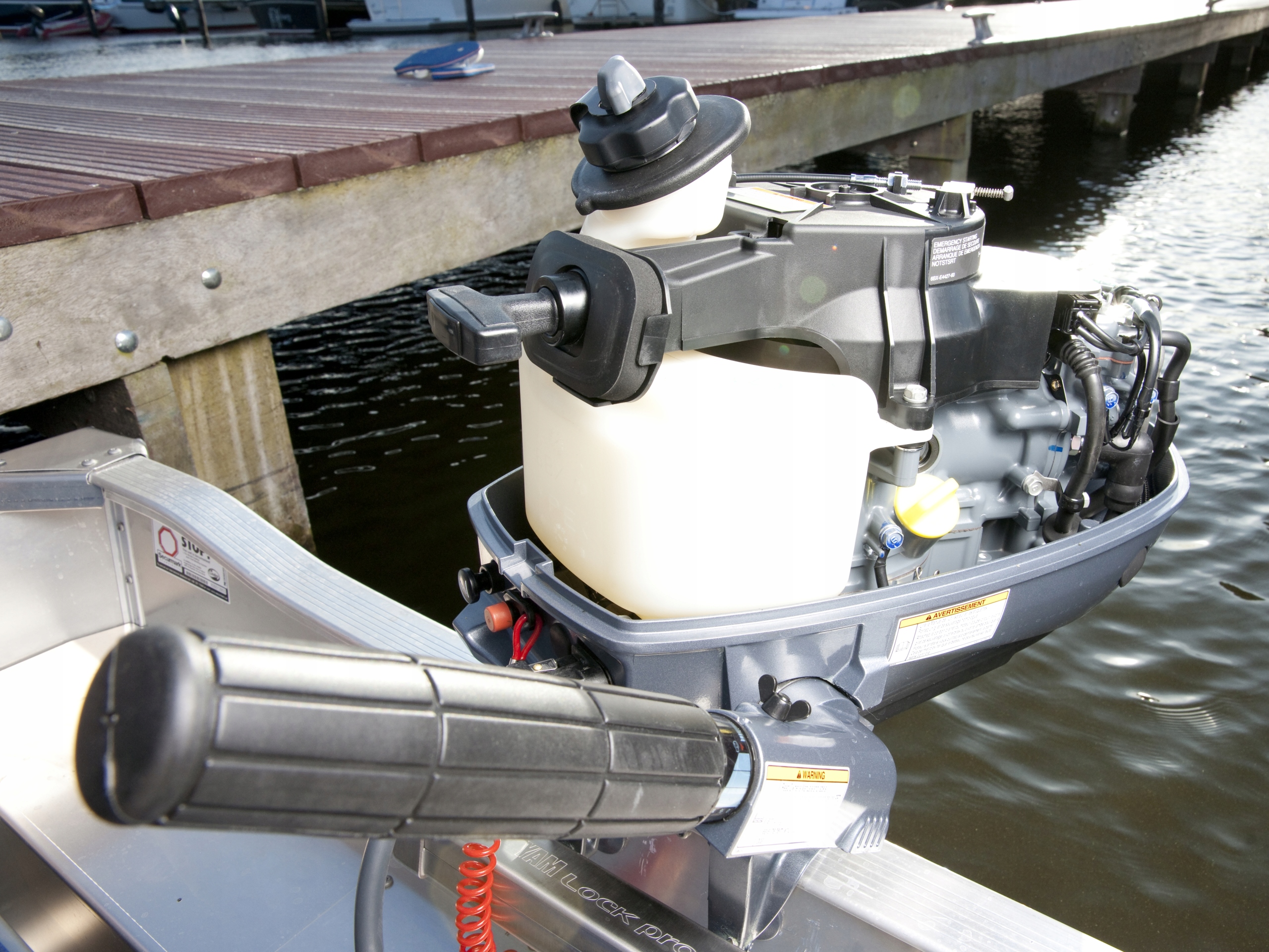 SILNIK ZABURTOWY YAMAHA F6CMH Rozruch ręczny