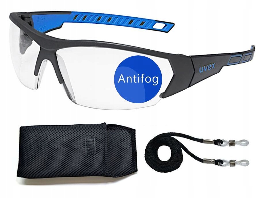 

Okulary Uvex Works T. Antifog Etui Rower Sport .9