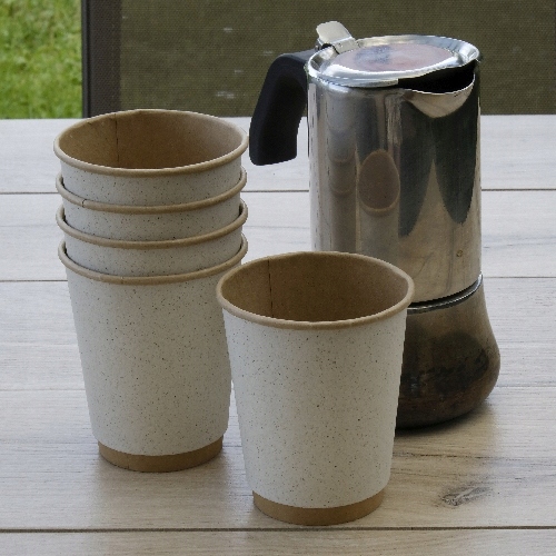 Kubki jednorazowe do kawy - brązowe - 300ml - 25szt (do dalszej odsprzedaży Materiał papier