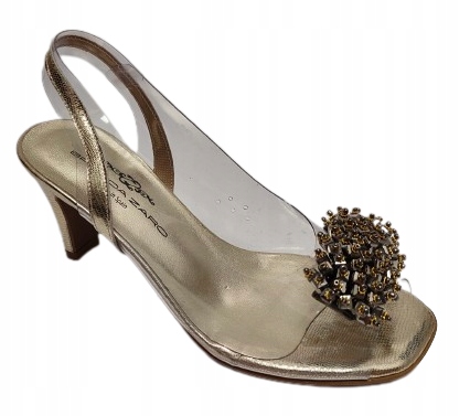 Brenda Zaro Slikonové sandály T3151 Stříbrné vel. 38