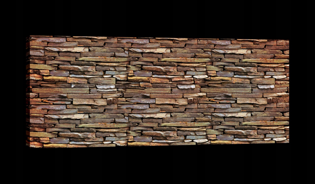 Obraz 145x45 Kamenná zeď textura kámen loft rustikální dekorace stěny