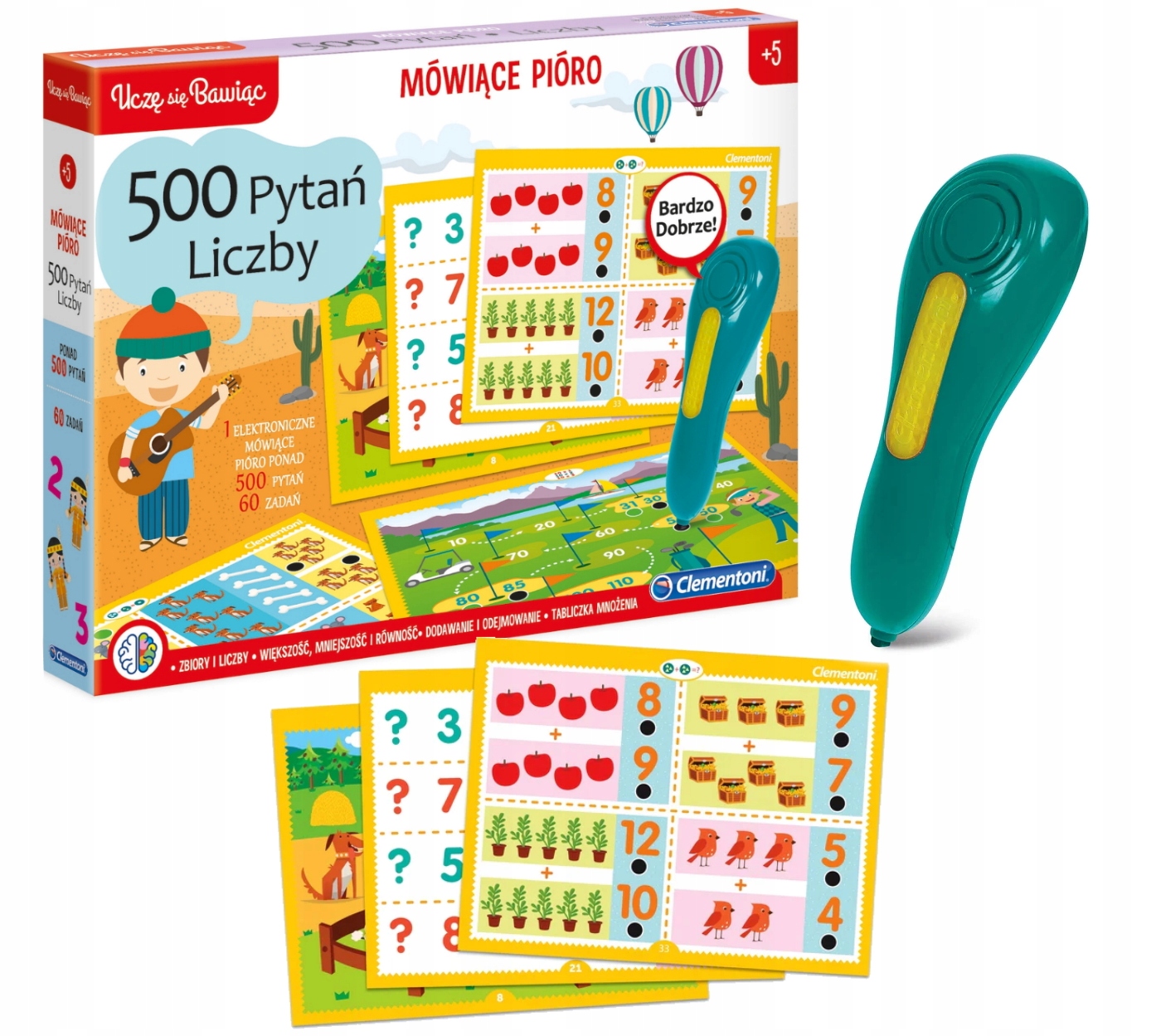MÓWIĄCE PIÓRO LICZBY CLEMENTONI uczę się bawiąc Rodzaj łamigłówki
