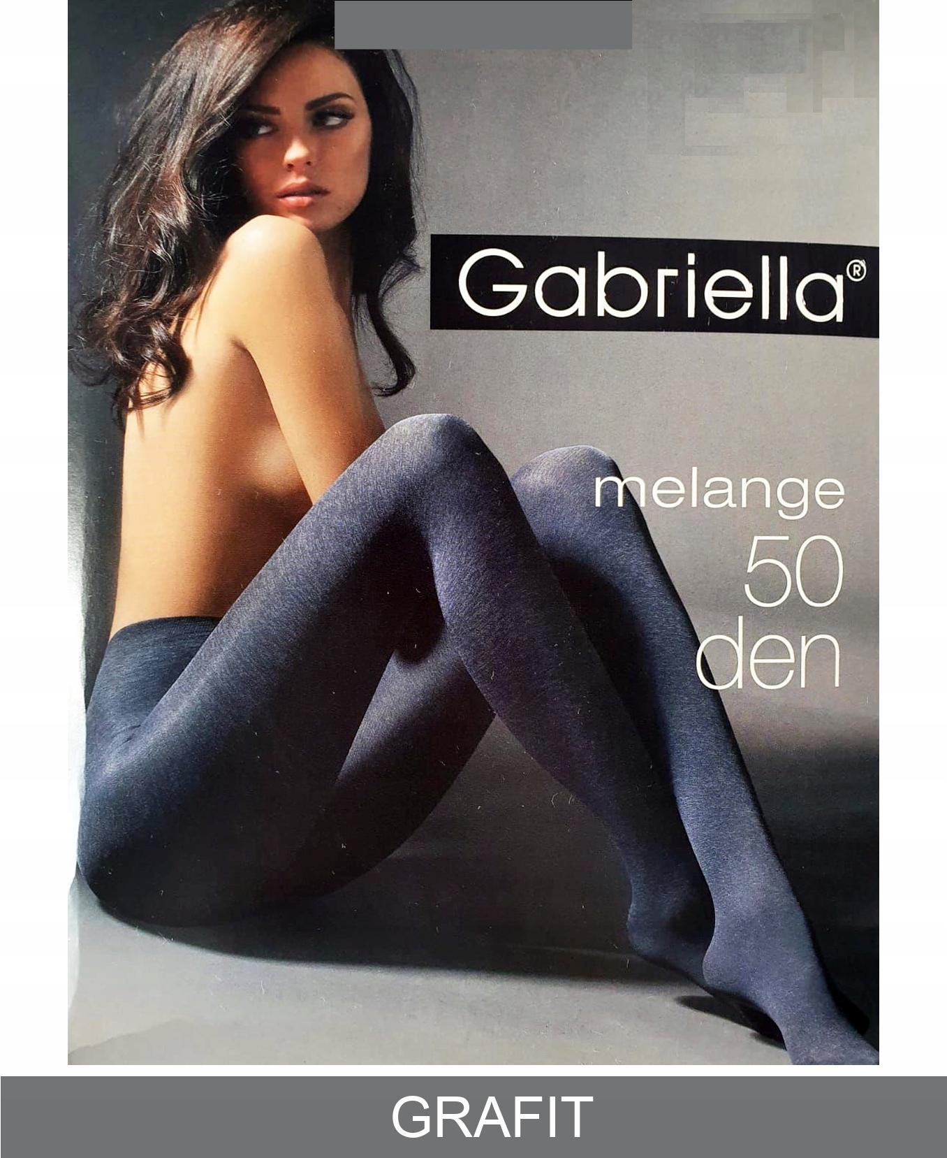 

Gabriella rajstopy Melange 50DEN k.:MELANGE Grafit