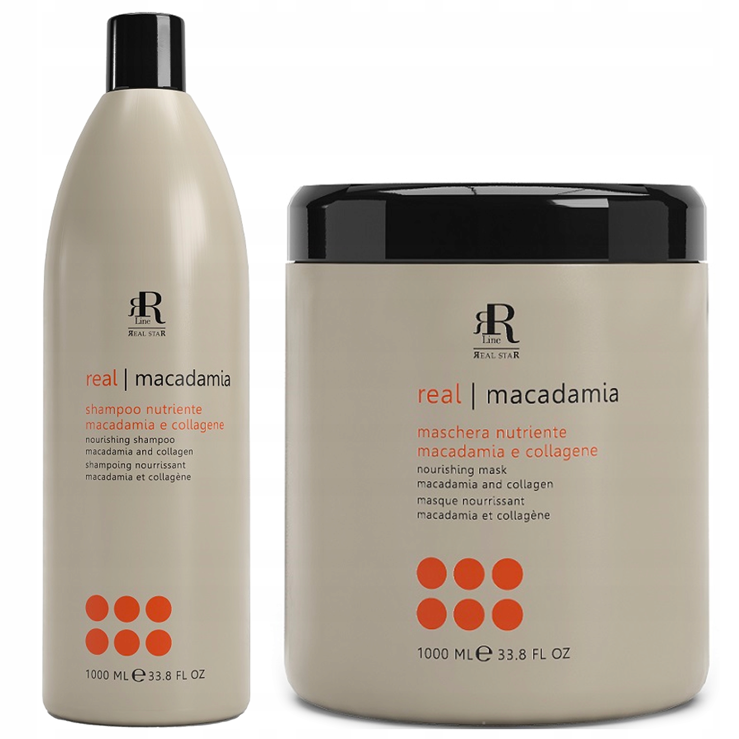Rr Macadamia Maska šampon 2 x 1000 ml
