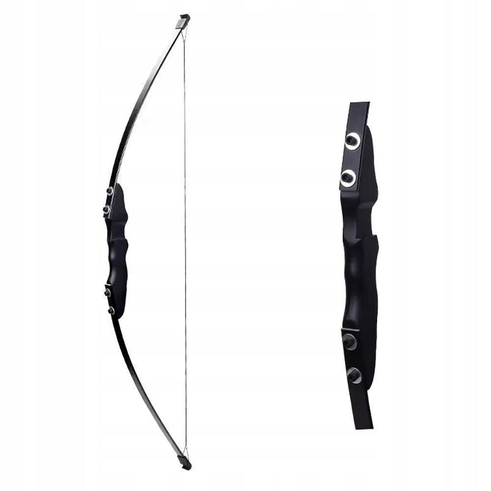 Łuk klasyczny sportowy myśliwski drewno i włókno szklane 126 cm 40 lbs