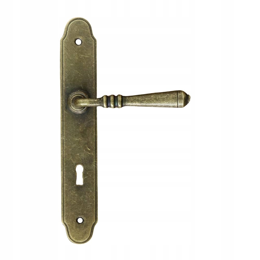 Klika Devon se štítkem na klíč 72 mm Starožitné Zlato