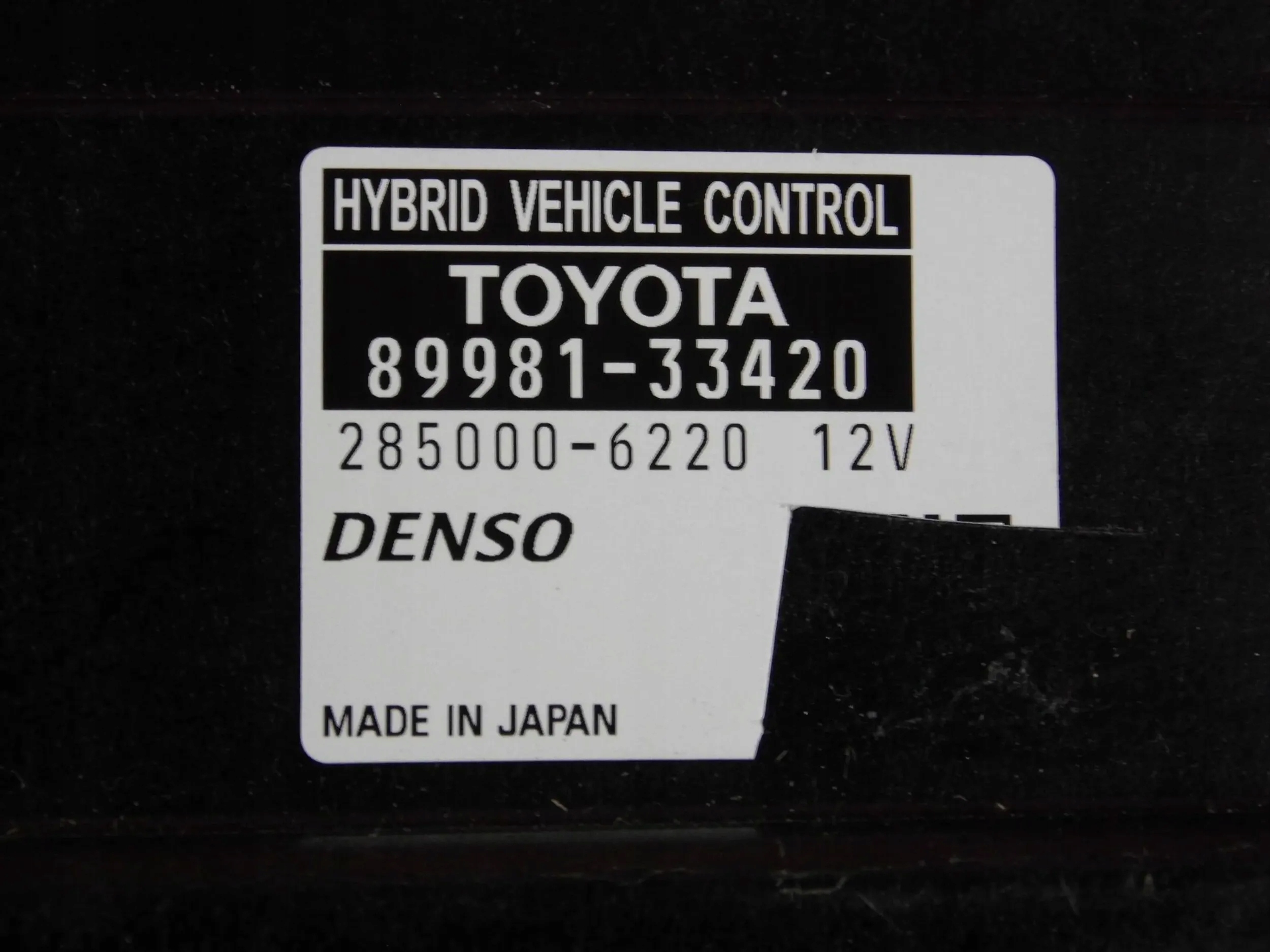 Toyota Camry VIII module control unit HYBRID 89981-33420