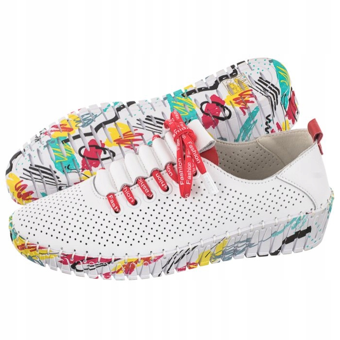 

Buty Damskie Skórzane Artiker Białe 50C1598