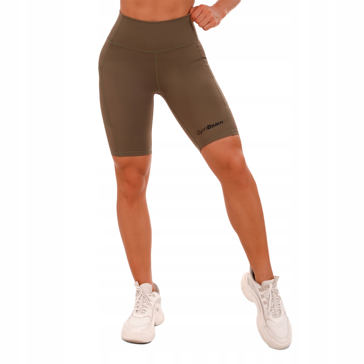 

Spodenki Damskie Biker Fitness Olive GymBeam XL