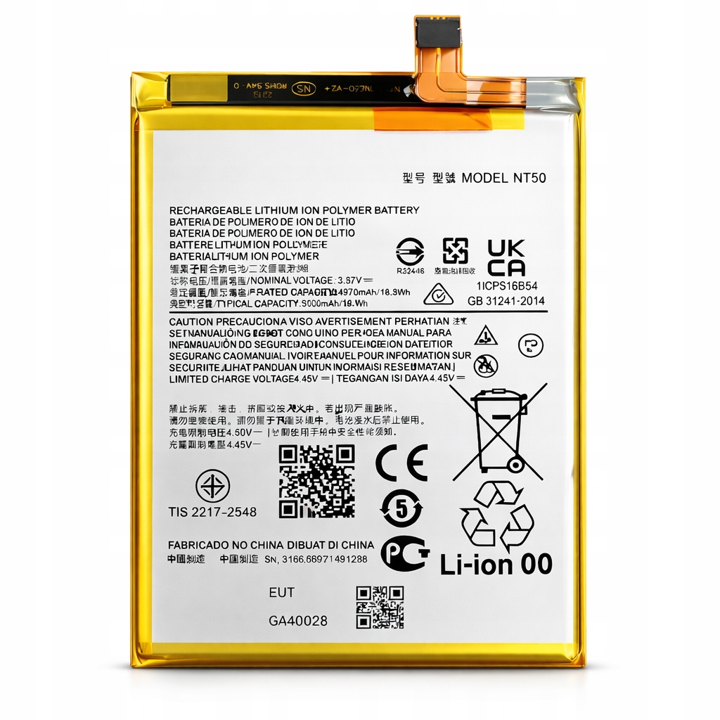 Nowa Bateria NT50 Akumulator Pojemność 5000 mAh do Motorola Edge 20 Lite
