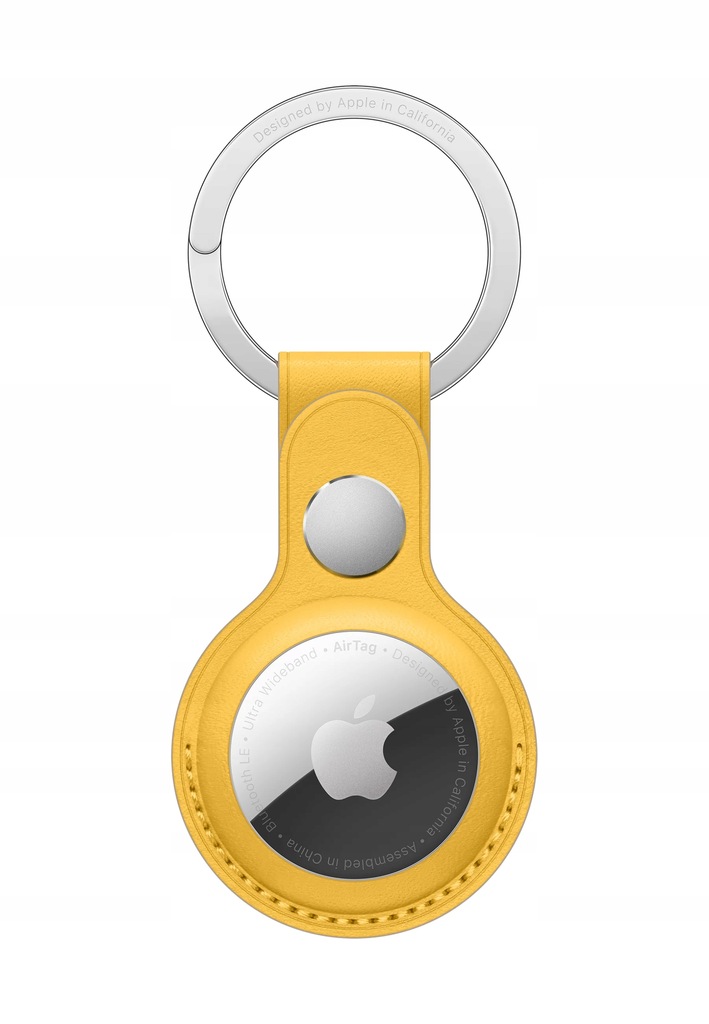 Oryginalny skórzany brelok Apple AirTag Lemon