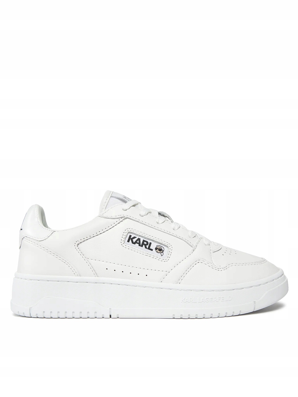 Karl Lagerfeld Dámské boty Krev Kounter Low Laces White 41