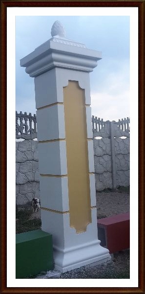 OGRODZENIA DWORKOWE ,SŁUP,PRZĘSŁA ,STYLOWE Szerokość elementu 40 cm