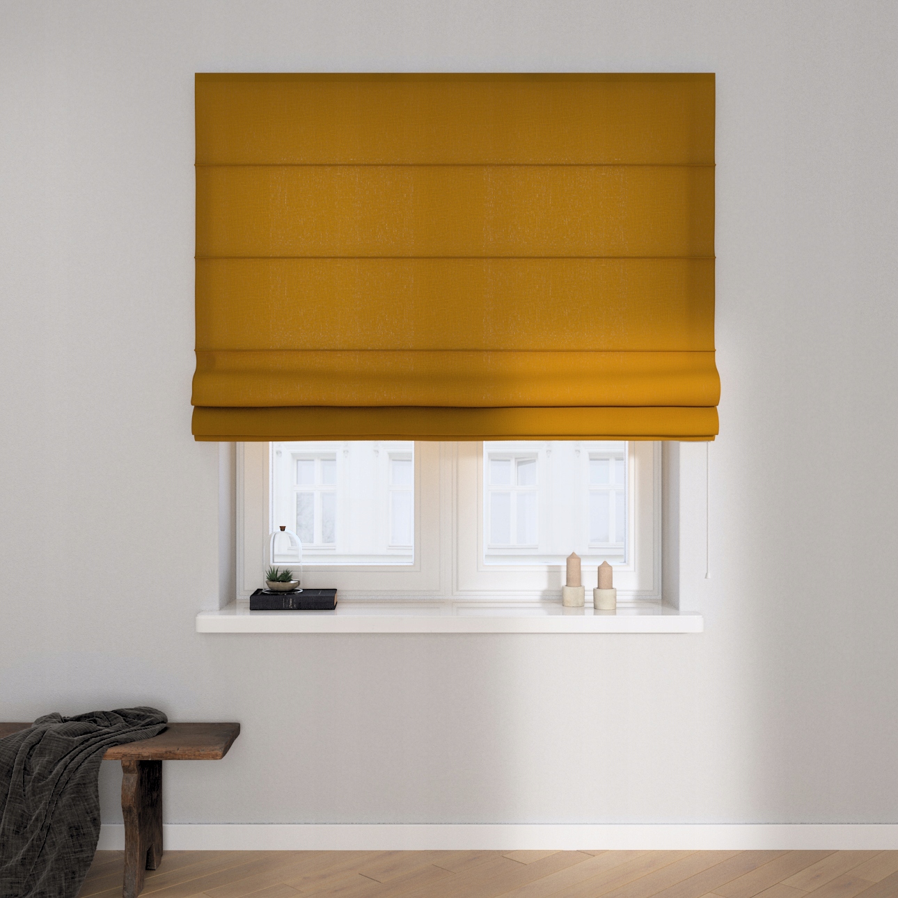 Hotová římská roleta Capri 160 x 180 cm oranžová