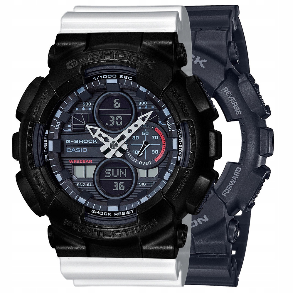 Hodinky Casio G-Shock Set GA-140-1A1ER Bezel 10523429 Řemínek 10347710