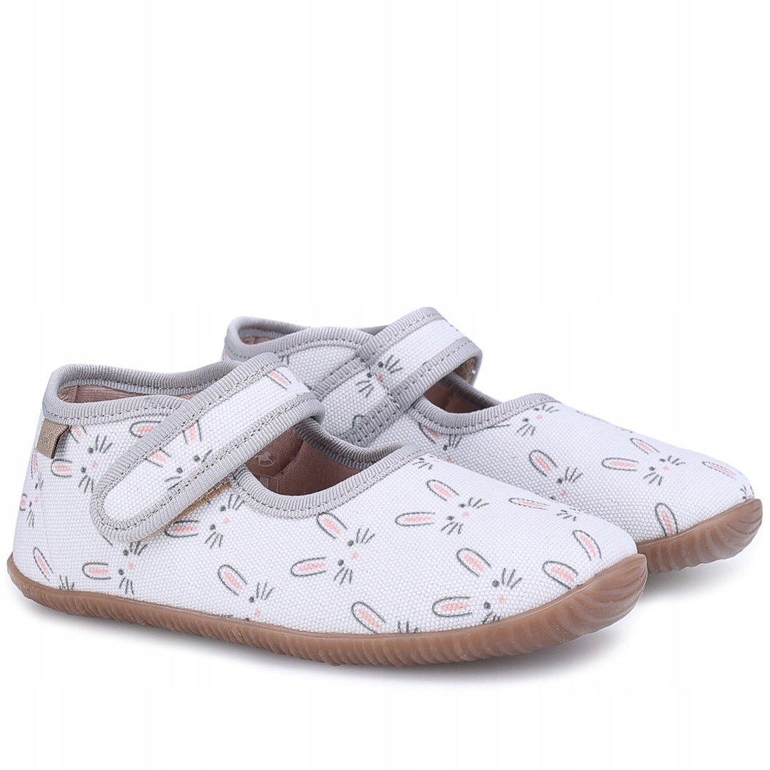 Emel Kapcie Barefoot szare w króliczki Ek 4000B-4 r.22