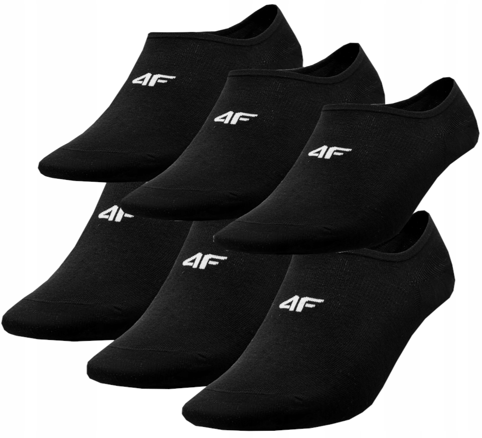 4F Skarpetki Męskie Stopki Zestaw 6PAR Czarne 43-46 6PAR Lato