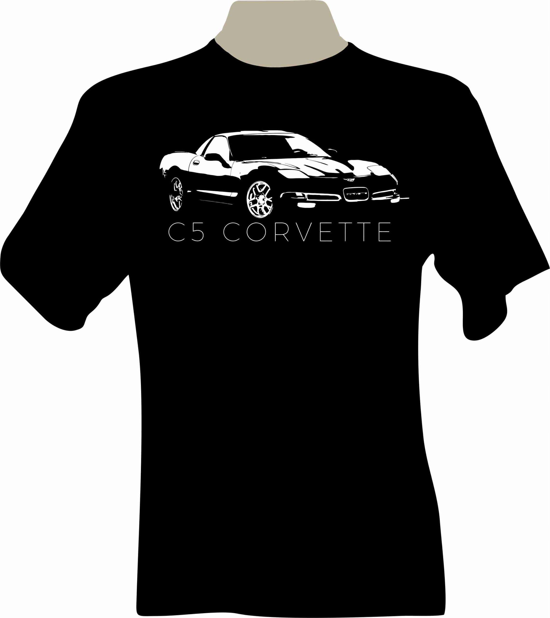 KOSZULKA T-shirt z nadrukiem chevrolet CORVETTE C5 фото 1