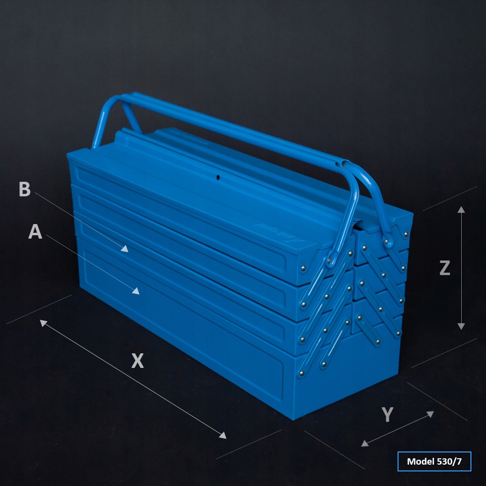 SKRZYNKA NARZĘDZIOWA METALOWA 430/3N - PRODUCENT Marka inna