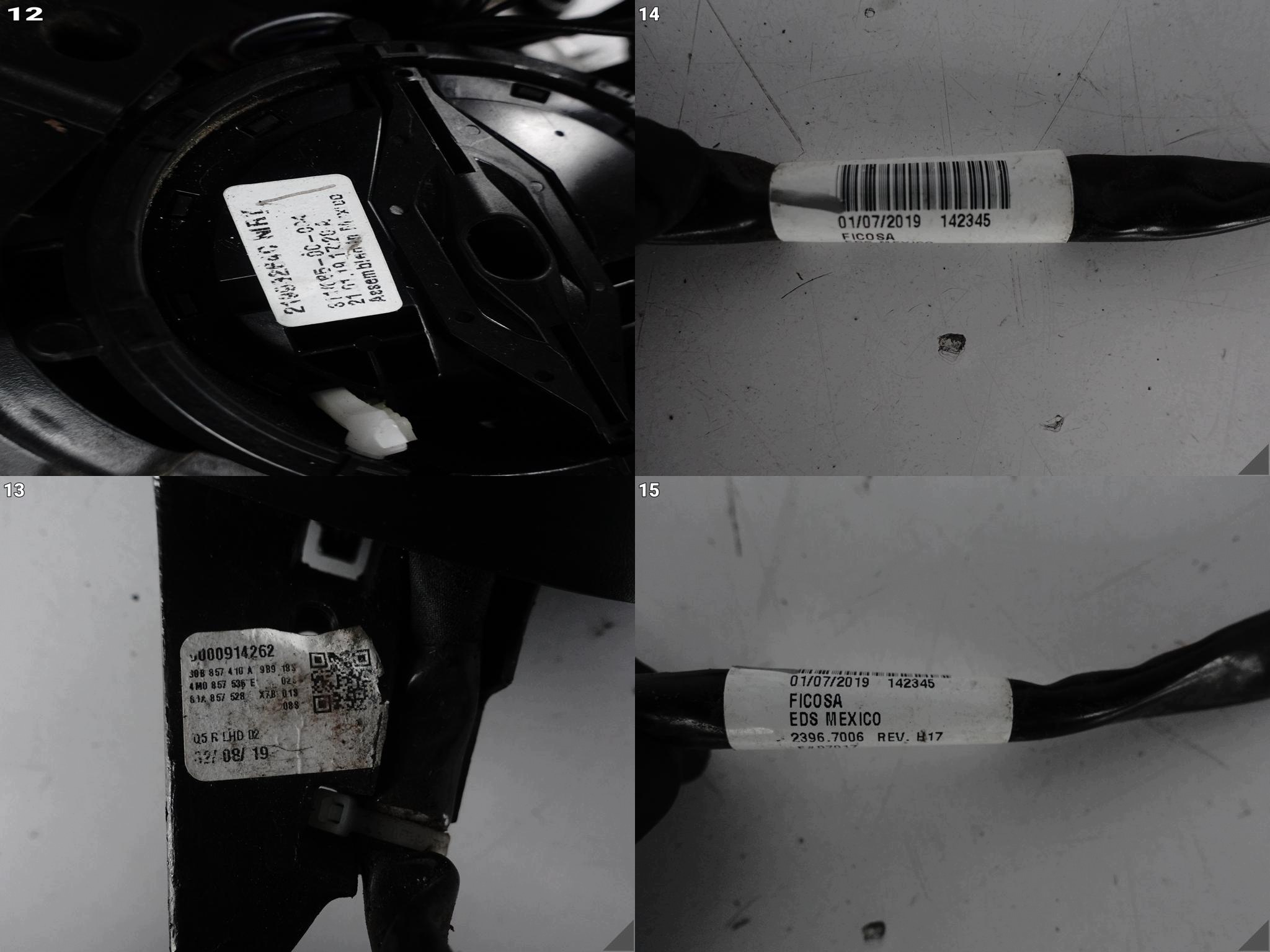 AUDI Q5 SQ5 II 80B 80A FY mirror right support indicator 14 PIN EUROPA