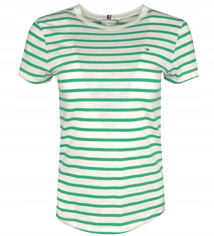 Tommy Hilfiger dámské tričko, slim, pruhované, Xs