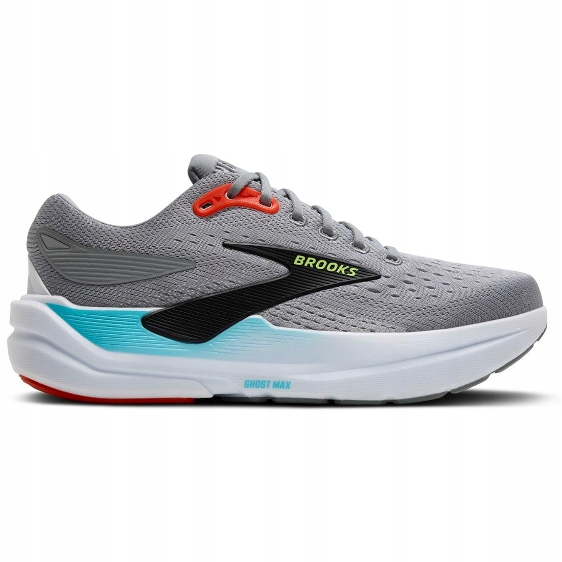Brooks Ghost Max3 Primer grey/Antarctica/Red-45,5