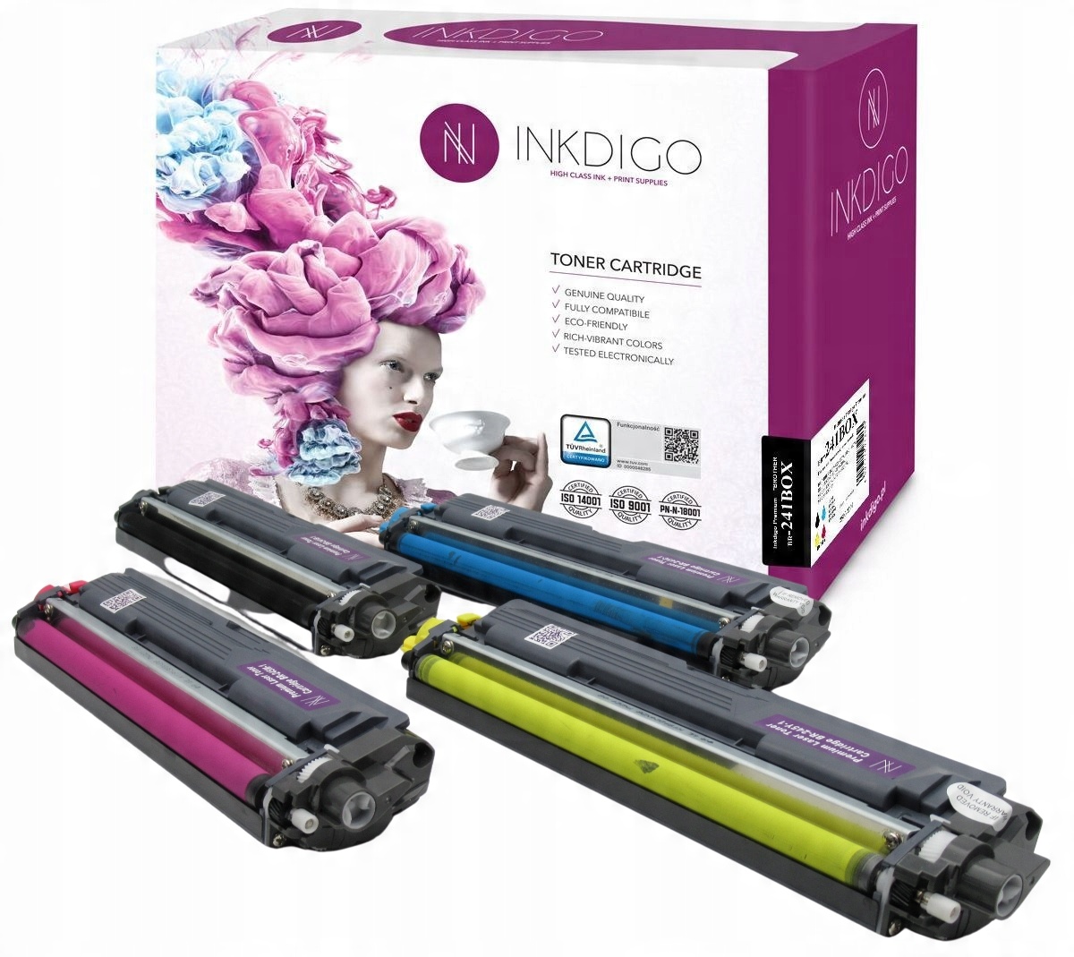 

4x Toner Brother DCP-9020CDW HL-3140CW HL-3170CDW
