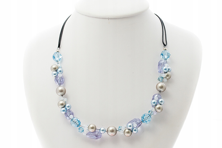 Náhrdelník z krystalů Swarovski Stříbro