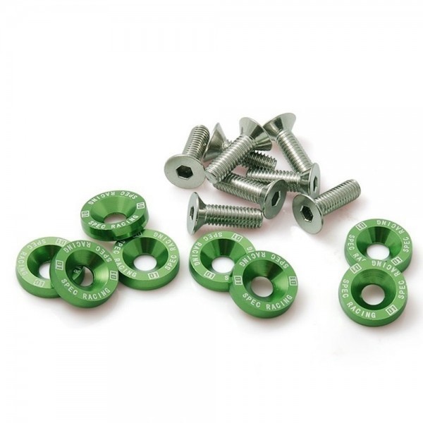 ŚRUBKI Z PODKŁADKAMI M6 ZESTAW 8 SZT. D1SPEC ZIELO