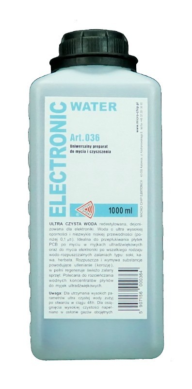 

Electronic water 1L woda redestylowana