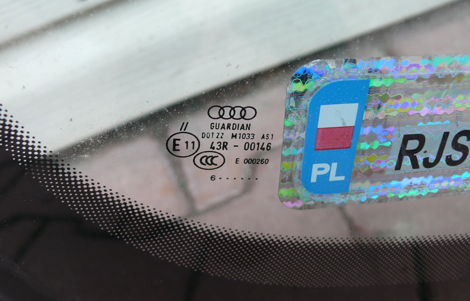 window iron front front sensor rain AUDI A6 C6 04-08r. PODKARPACIE