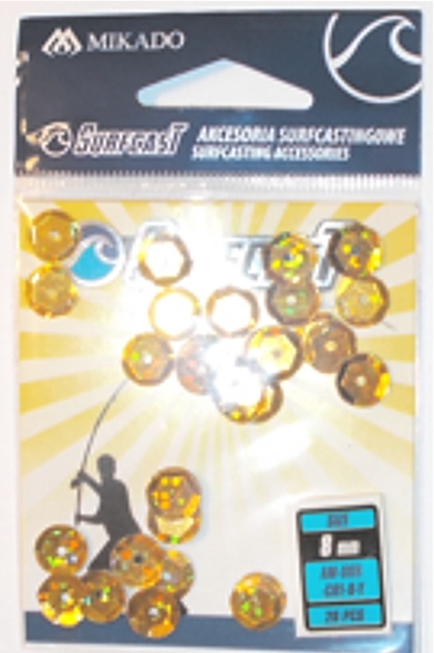 

Cekiny złote/8mm/20szt.