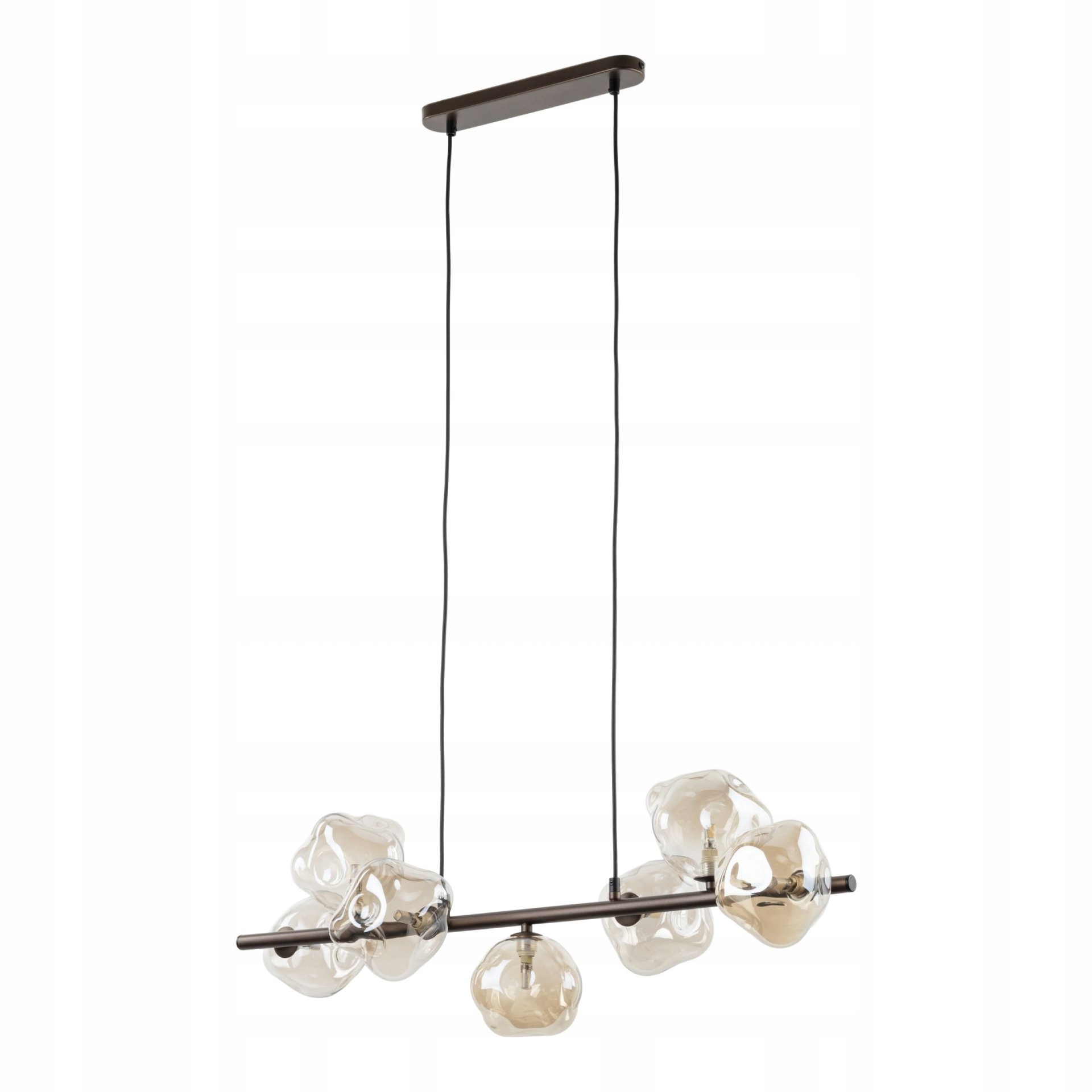 Závesné svietidlo Lava Bronzové 7 zdrojov G9 8W Svetelné sekcie Tk Lighting