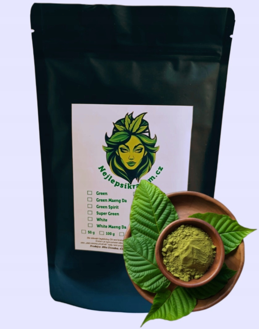 Zelený kratom green 100g prášek