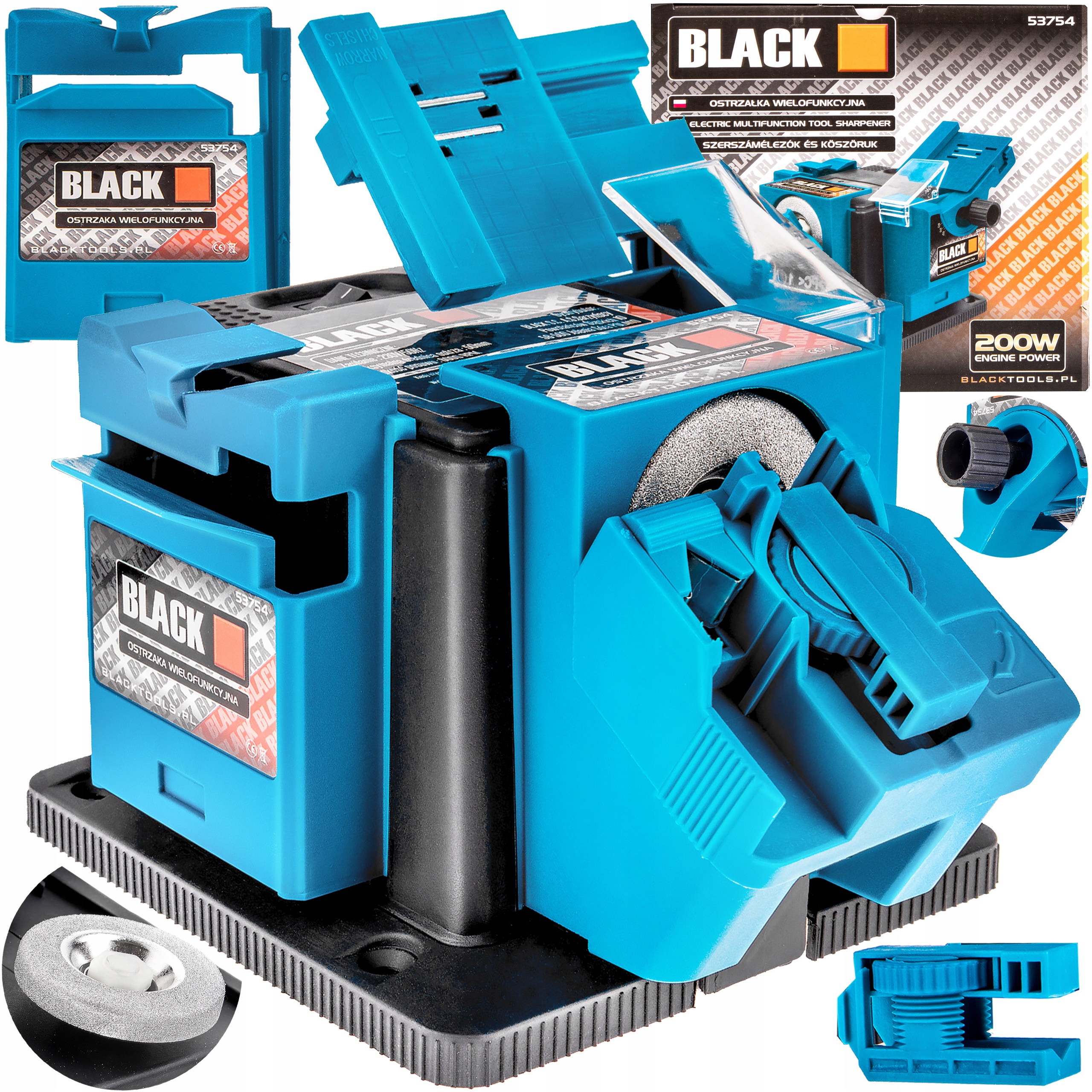 

Ostrzałka Do Noży Wierteł Nożyczek Dłut 230V 3W1