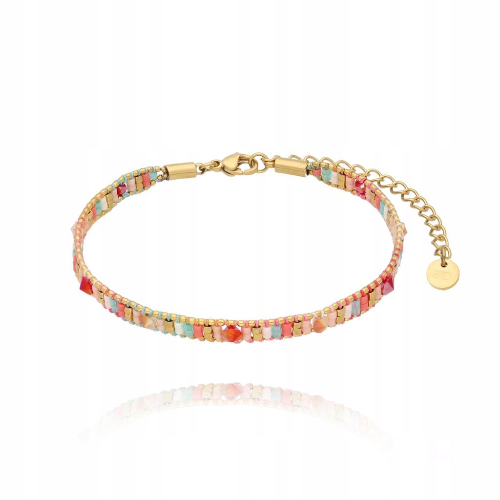 Dámský vícebarevný náramek By Dziubeka korálky miyuki