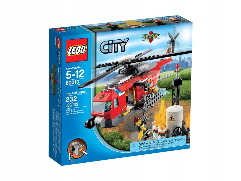 Lego City 60010 Hasičský vrtulník Nové
