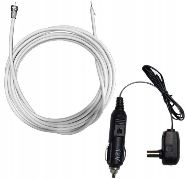 ANTENA DOOKOLNA DVB T AKTYWNA KOMPAKTOWA CAMPING Part number MEGACAMP 12V