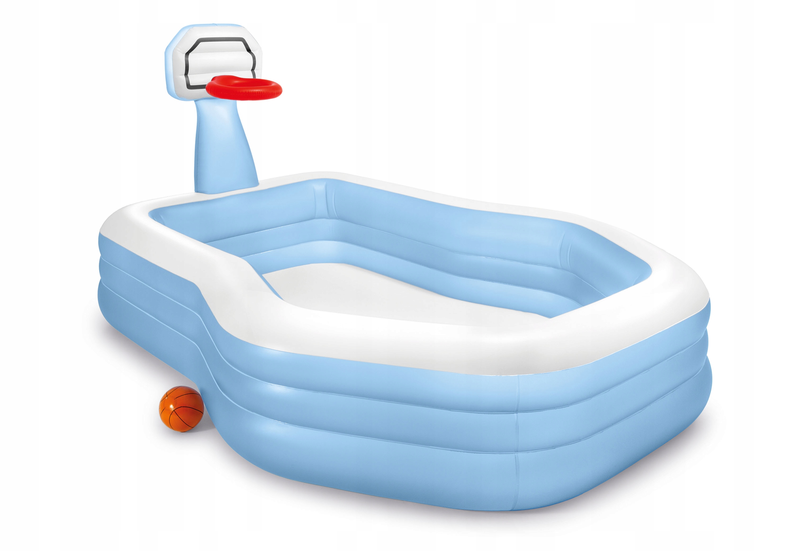 Nafukovacie hracie centrum Intex 57183NP s basketbalovým košom 257 cm