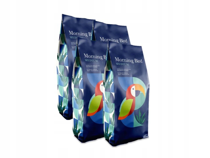 Kawa ziarnista Morning Bird Medium 4 x 1kg