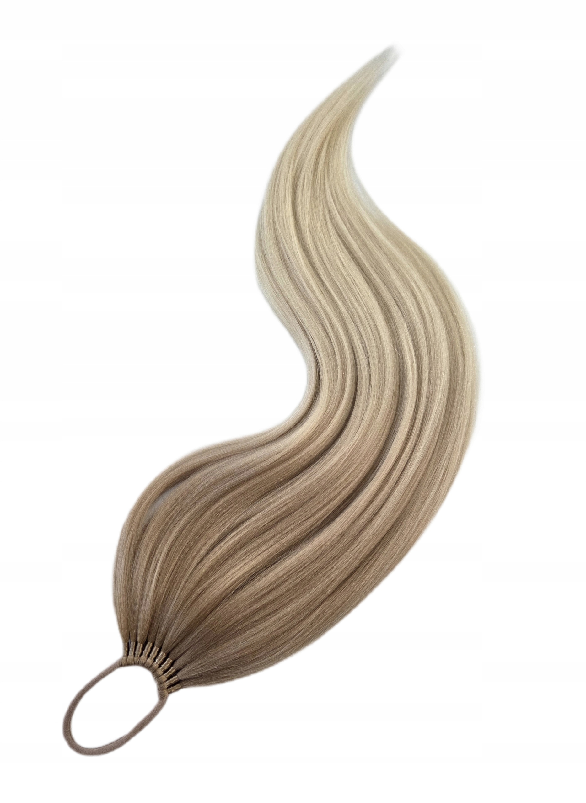 Kucyk Na Gumce, Kuc-Gumka, Treska, blond ombre, Cieniowana Blondynka, 80cm