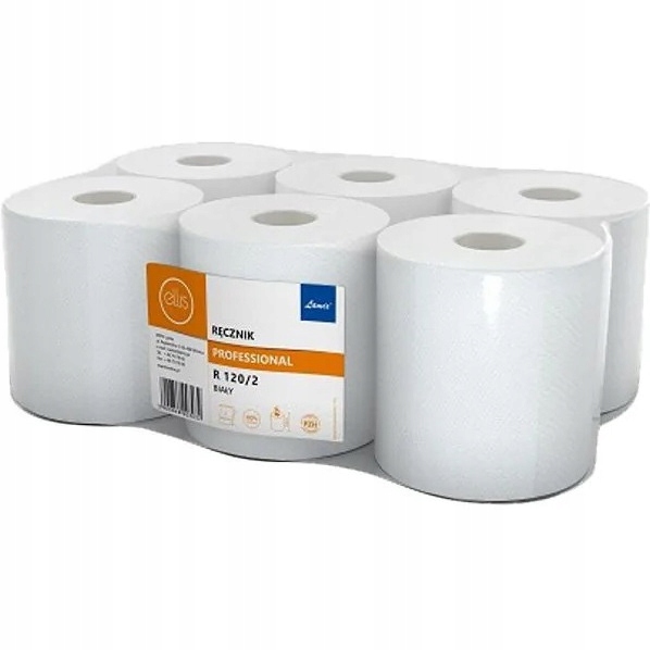 Levně Ručník v roli Ellis 120 m 2w celulóza bílá (6)